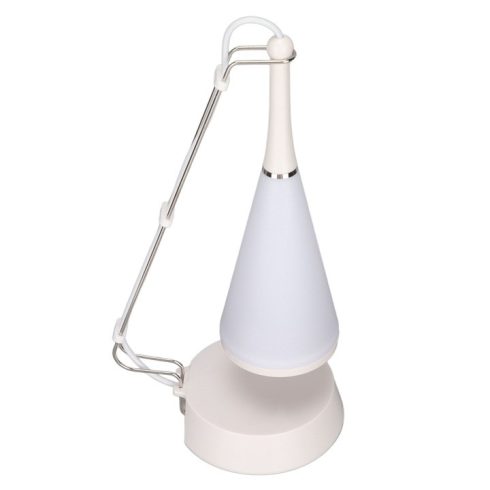  Zenés asztali lámpa BT hangszóróval, érintésvezérlés, újratölthető, 25x9cm