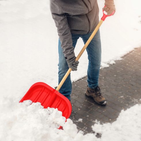 Hólapát Hókotró Kadax Polietilén/Fa Narancs 132 cm