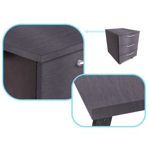 Fóliatekercs metálfényű csiszolt grafit 1,52x30m