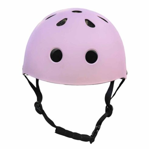 Trike Fix gyermek biciklis sisak állítható LED M 55-58cm lila
