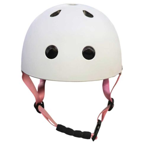 Trike Fix gyermek biciklis sisak állítható LED S 48-54cm fehér