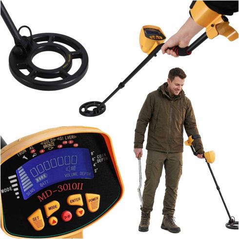 Wykrywacz metali detektor metalu LCD MD3010
