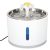 Ivókút kutyának macskának automata USB LED-es itató 2.4l tisztító szűrő