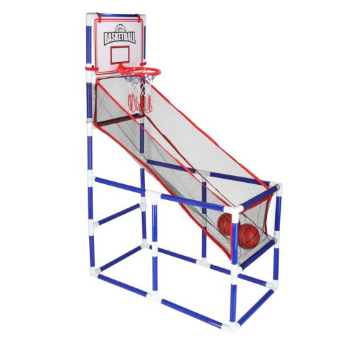 Kosárlabda sport árkád játék hordozható kosárlabda 2 labda szivattyú