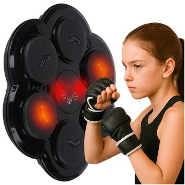 Boxing pajzs fali edző zene LED USB kesztyű