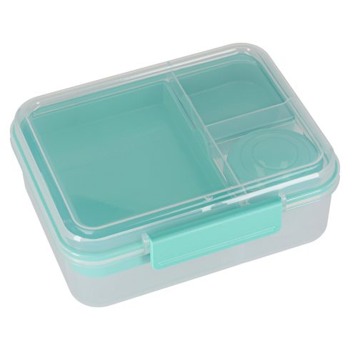 Ebéddoboz reggeliző doboz rekeszekkel osztott 2200ml menta
