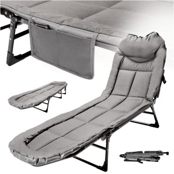   LUARO utazóágy összecsukható kempingágy ponty üzleti hordozható fény 200x64cm