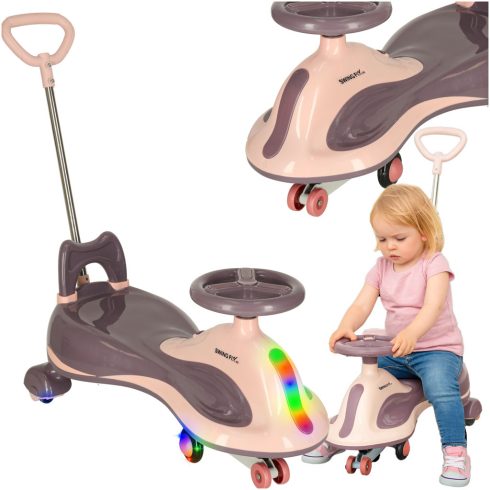 LED Swing FIX S2 gravitációs roller lila fogantyúval max 100kg