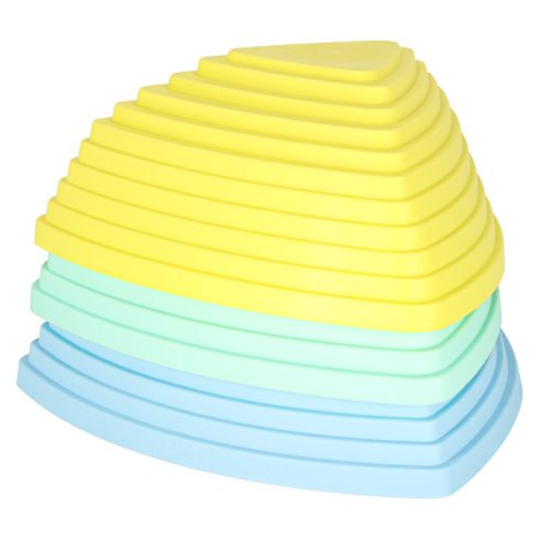 Érzékszervi útvonal folyó kövek az egyensúly edzés padló láva játék 11 elem pasztell pasztell