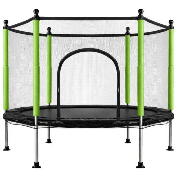 Gyermek kerti trambulin háló 140 cm zöld