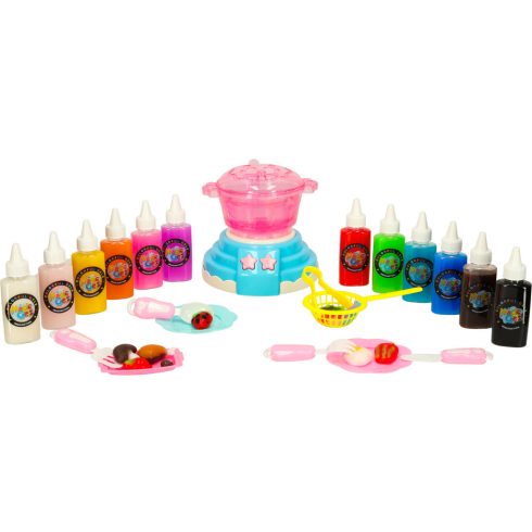 3D kristály ragasztó mágikus konyhai sablonok kreatív készlet 62 darab kék