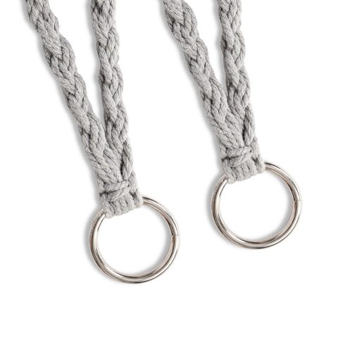 Gólyafészek kerti hinta háttámlával szürke 80 cm 150 kg