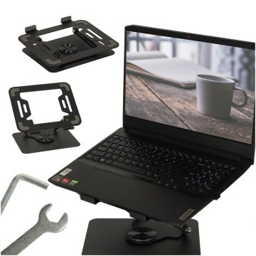  Laptop állvány állítható 360°-os ergonomikus laptop állvány