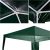 Sátor kerti party pavilon kereskedelmi pavilon zöld 2.5 x 2.5 m