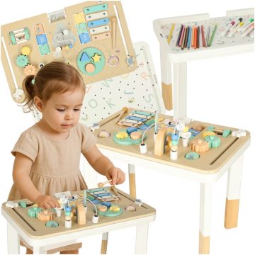 Lulilo montessori színes manipulációs asztal