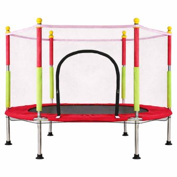 Gyermek kerti trambulin 140cm piros