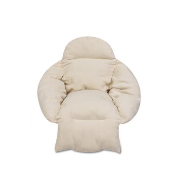 Gólyafészek párna ekrü színű