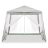   Sátor kerti party pavilon kereskedelmi pavilon Fehér 2.4X2.4m