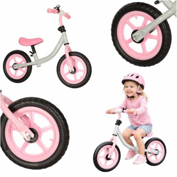   Trike Fix Balance cross-country kerékpár fehér és rózsaszín