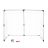 Labdarúgó kapu gyerekeknek 2in1 185x120x70cm