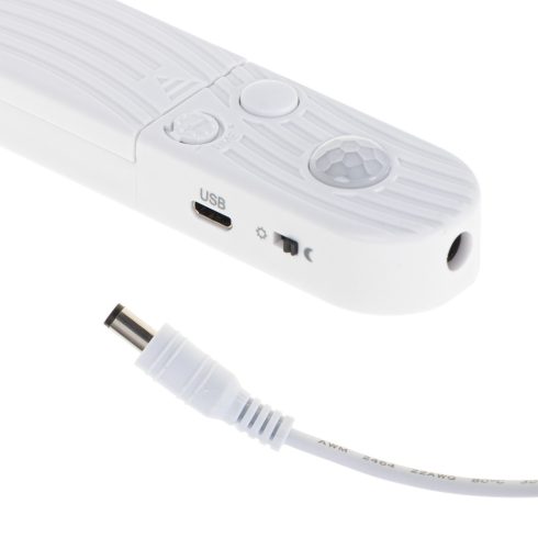 USB akkumulátoros mozgásérzékelő LED szalag 2M hideg fehér