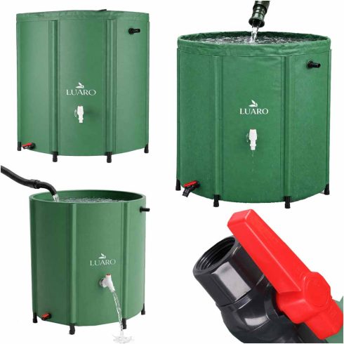 Esővíztartály csapokkal Esővízhordó 200L