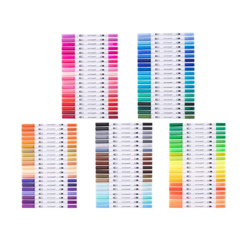 Színes filctollak 100db-os készletben