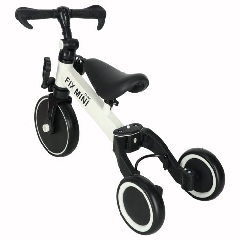 Trike Fix Mini terepjáró tricikli 3in1 pedálokkal, fehér színben