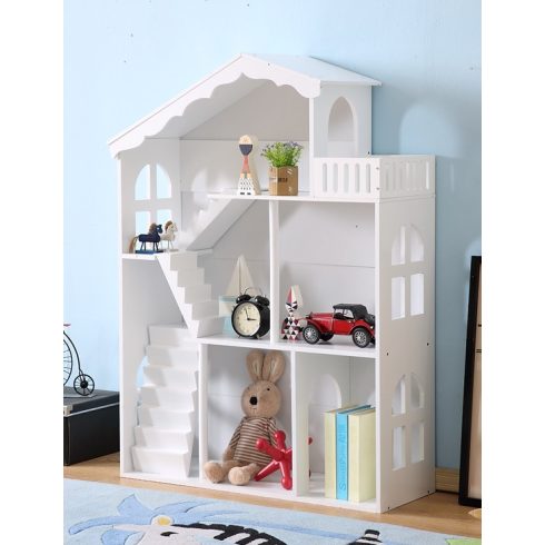 LULILO könyvespolc játékház könyvespolc 2in1 CALLA 116cm XXL