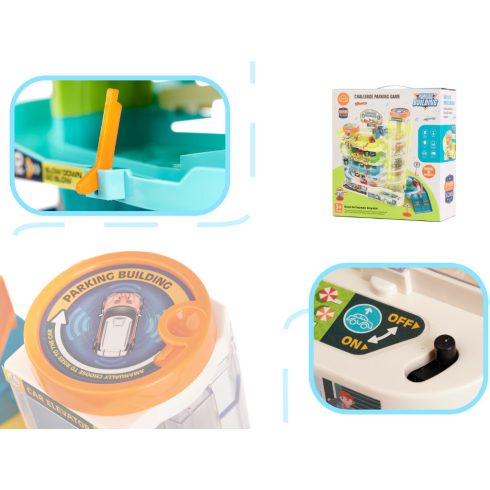 Parkolóház 4 szintes elektromos lift + 6 autó