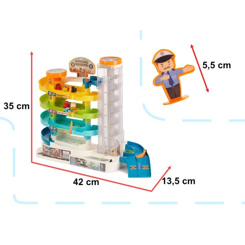 Parkolóház 4 szintes elektromos lift + 6 autó