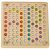 Oktatási montessori gyöngygolyó mozaik puzzle 77el.