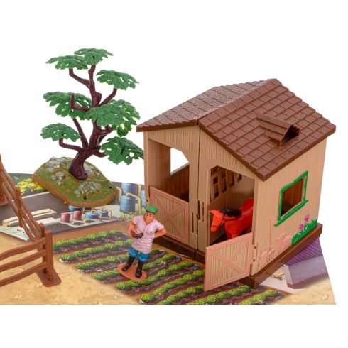 Tanya állatokkal és gépekkel 49db.