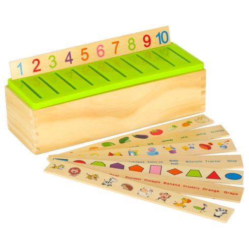 Fa sorter puzzle megfelelő képek