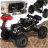 RC autó Rock Crawler 2.4GHz 1:8 51cm fekete