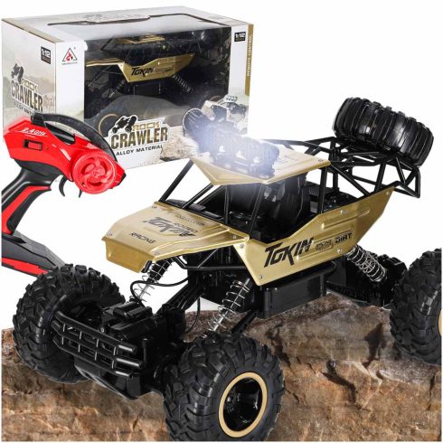 RC autó Rock Crawler 1:12 4WD FÉM arany