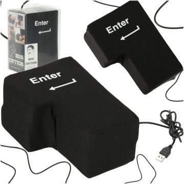 ENTER billentyű nagyméretű anti-stressz USB párna