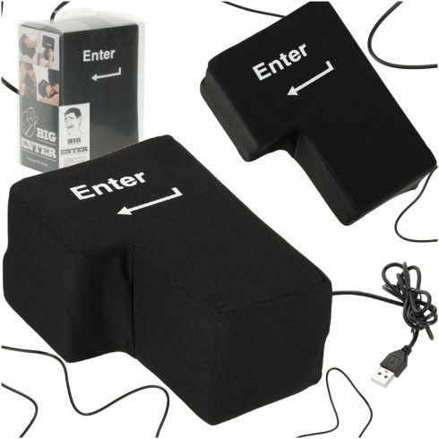 ENTER billentyű nagyméretű anti-stressz USB párna