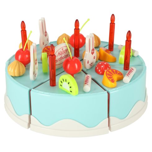 Születésnapi torta vágás konyha 75 el. kék