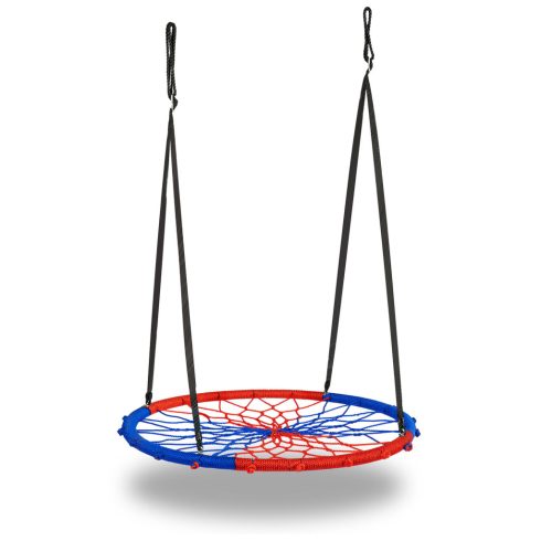 SWINGO gólyafészek hinta, 95 cm, kék és piros