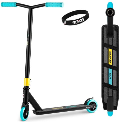 SOKE GO! trükkös roller, sárga és kék