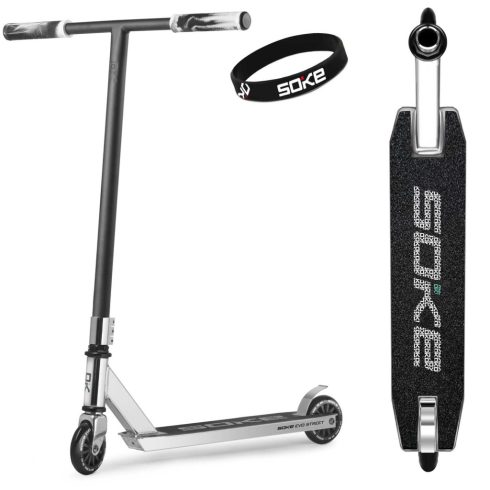 SOKE EVO utcai ezüst színű trükkös roller