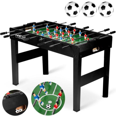 Neosport foosball asztal 118x61x79 cm NS-805 fekete