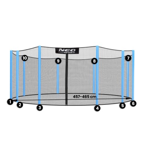 Neosport kültéri háló 465 cm 15 ft 10 d