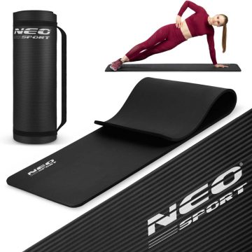 Vastag edzőszőnyeg 183 x 60 cm Neo-Sport - 192300 fekete