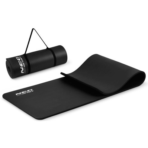 Vastag edzőszőnyeg 183 x 60 cm Neo-Sport - 192300 fekete