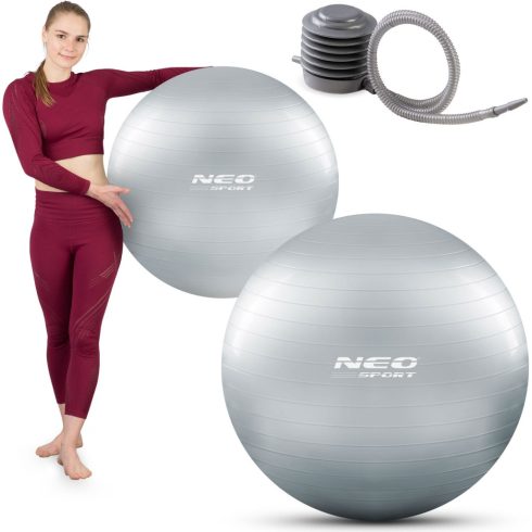 Gyakorlólabda 75 cm NS-952 ezüst