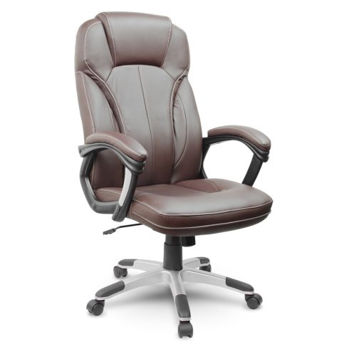 Sofotel EG-222 barna bőr irodai szék