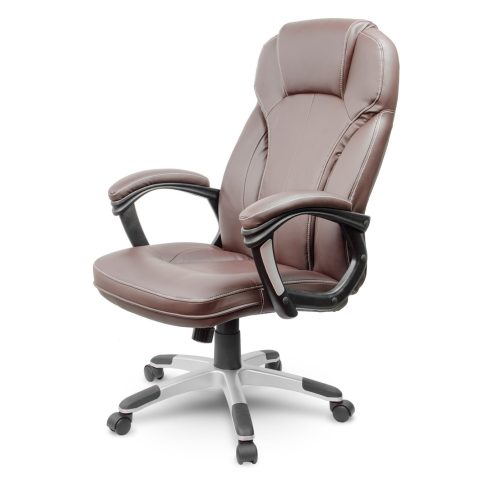 Sofotel EG-222 barna bőr irodai szék