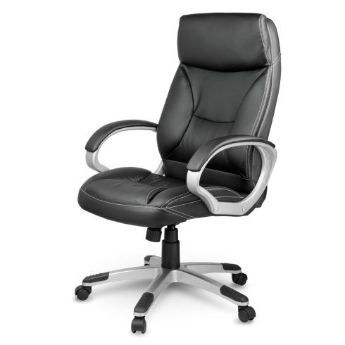 Sofotel EG-223 fekete bőr irodai szék